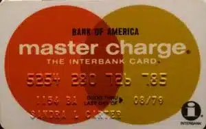 Mastercharge card